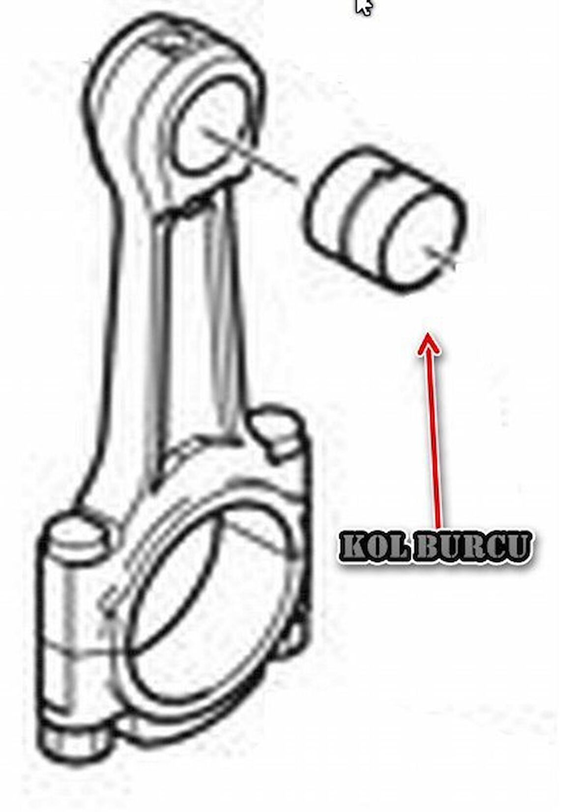 Volkswagen Bora Kol Burcu [Kolben] (026105431)